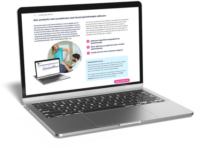 laptop met EPD software op het scherm