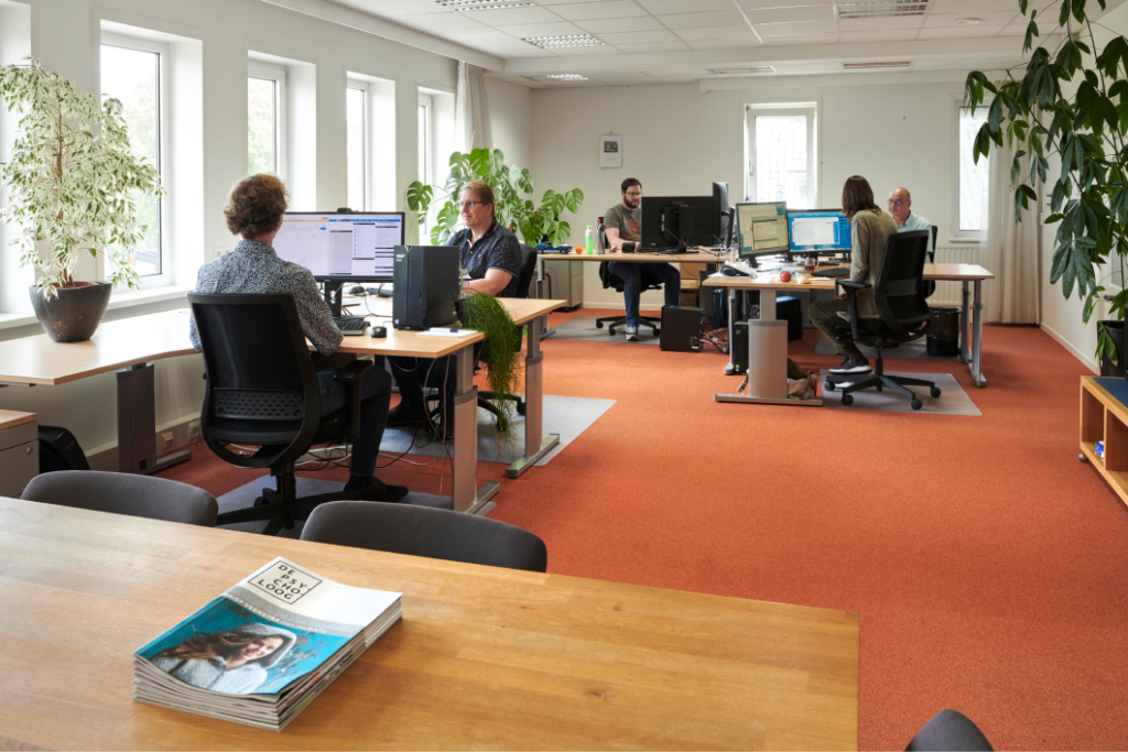 Kantoor HCI GGZ team aan het werk