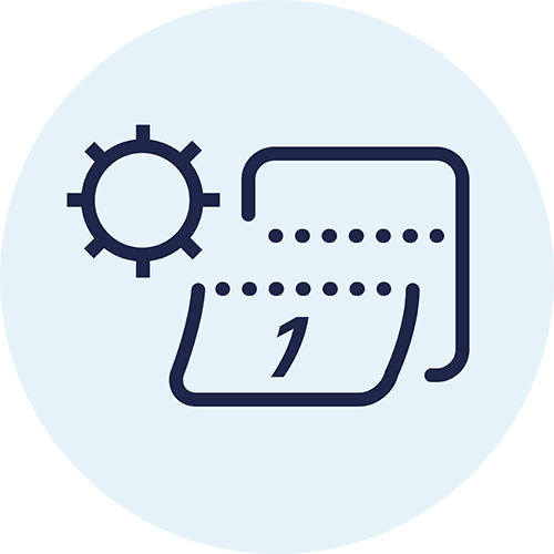 Pictogram die dagelijks werk verbeeld